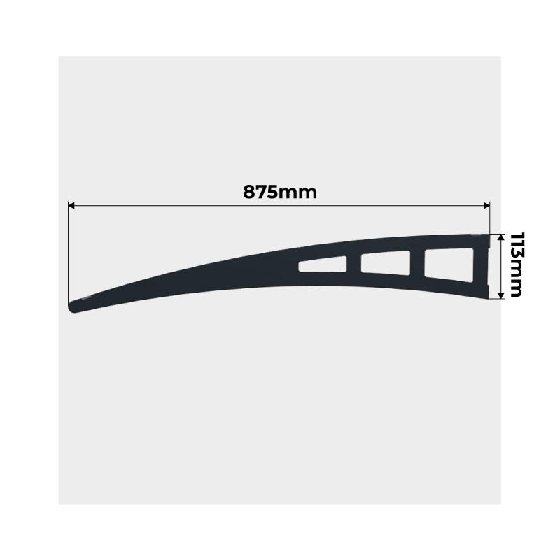 Dimensões do Braço (Vista 01)
