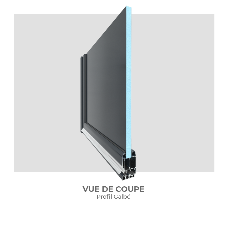 Vue de Coupe Profil Galbé