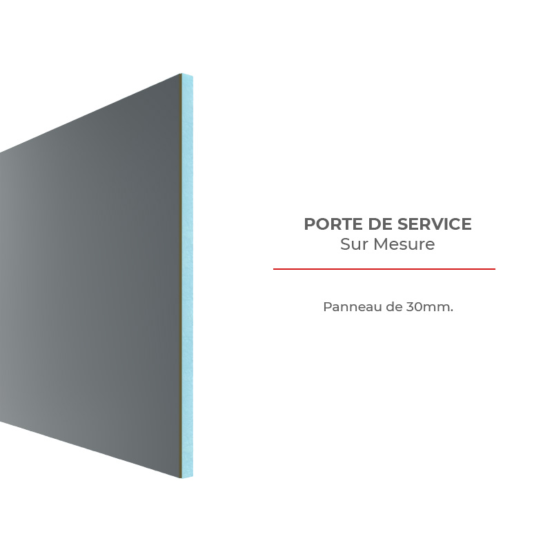 Panneau Porte de Service Sur Mesure
