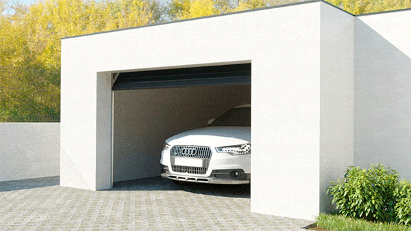 Porta de Garagem Seccionada Golfrado Reguado Cinzento