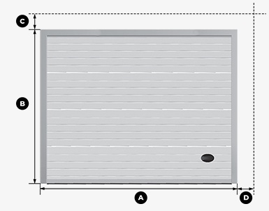 Porta de Garagem Seccionada