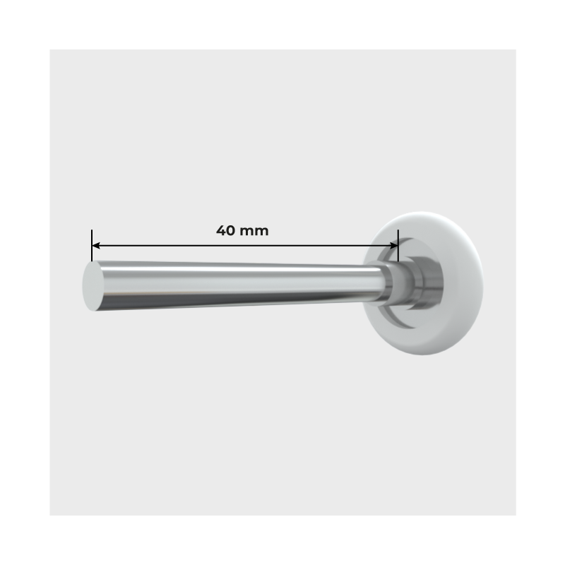 Roda de Nylon com Rolamento de Esferas