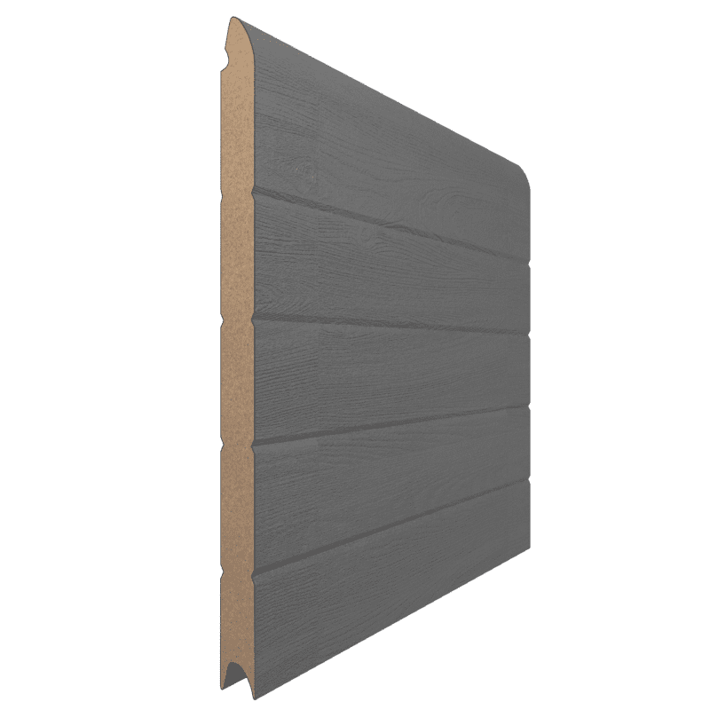 Painel Golfrado Reguado Cor Cinzento RAL 9006