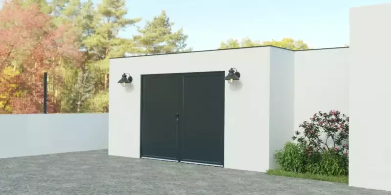 Porte de Garage Aluminium a Battant
