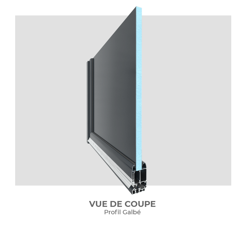 Vue de Coupe Profil Galbé