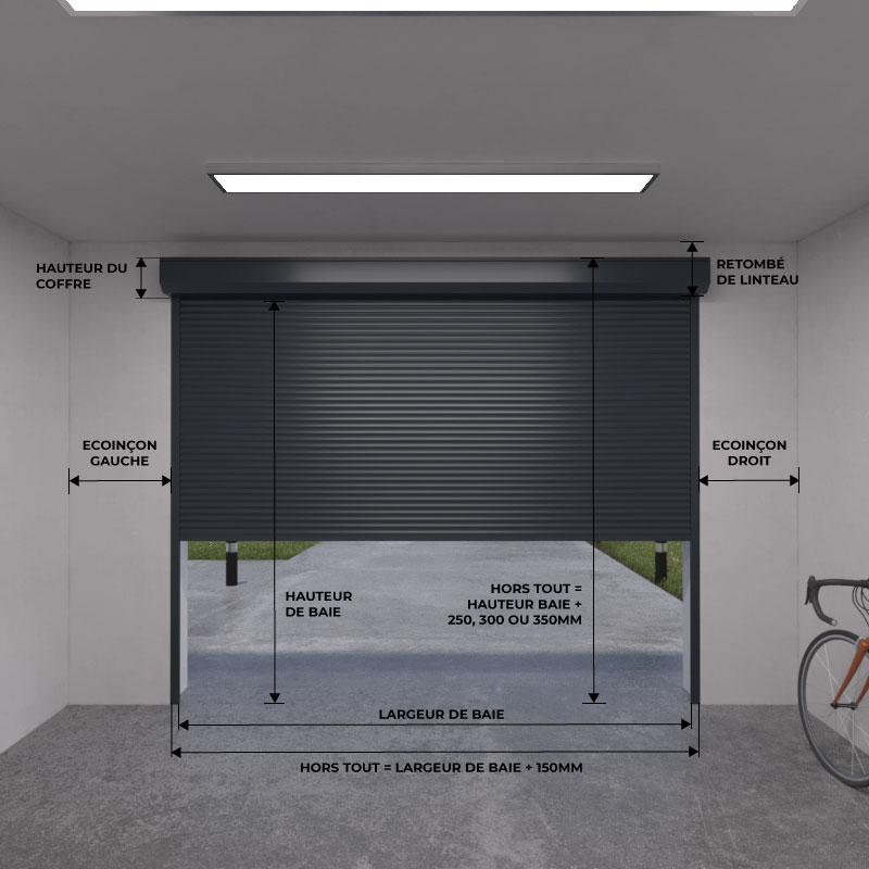 Porte de Garage Enroulable Mesure