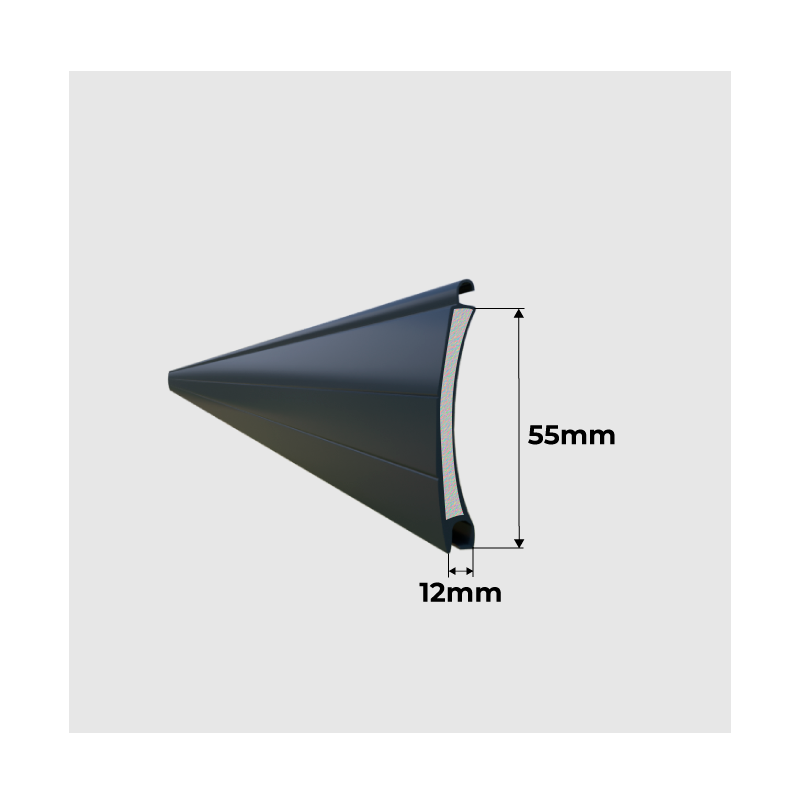 Lames Porte de Garage Enroulable 55mm